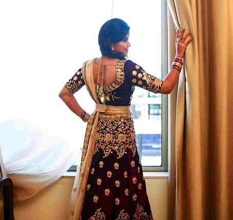 Client testimonial for renting designer clothes for Indian wedding
